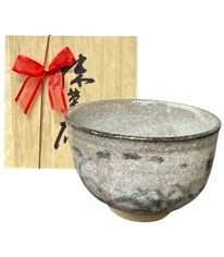 Japanese Matcha Bowl with Wooden Box
